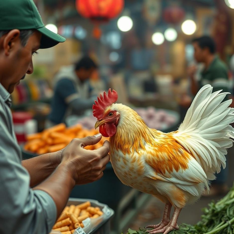 Dream : Buying a live chicken from the market in your dream
