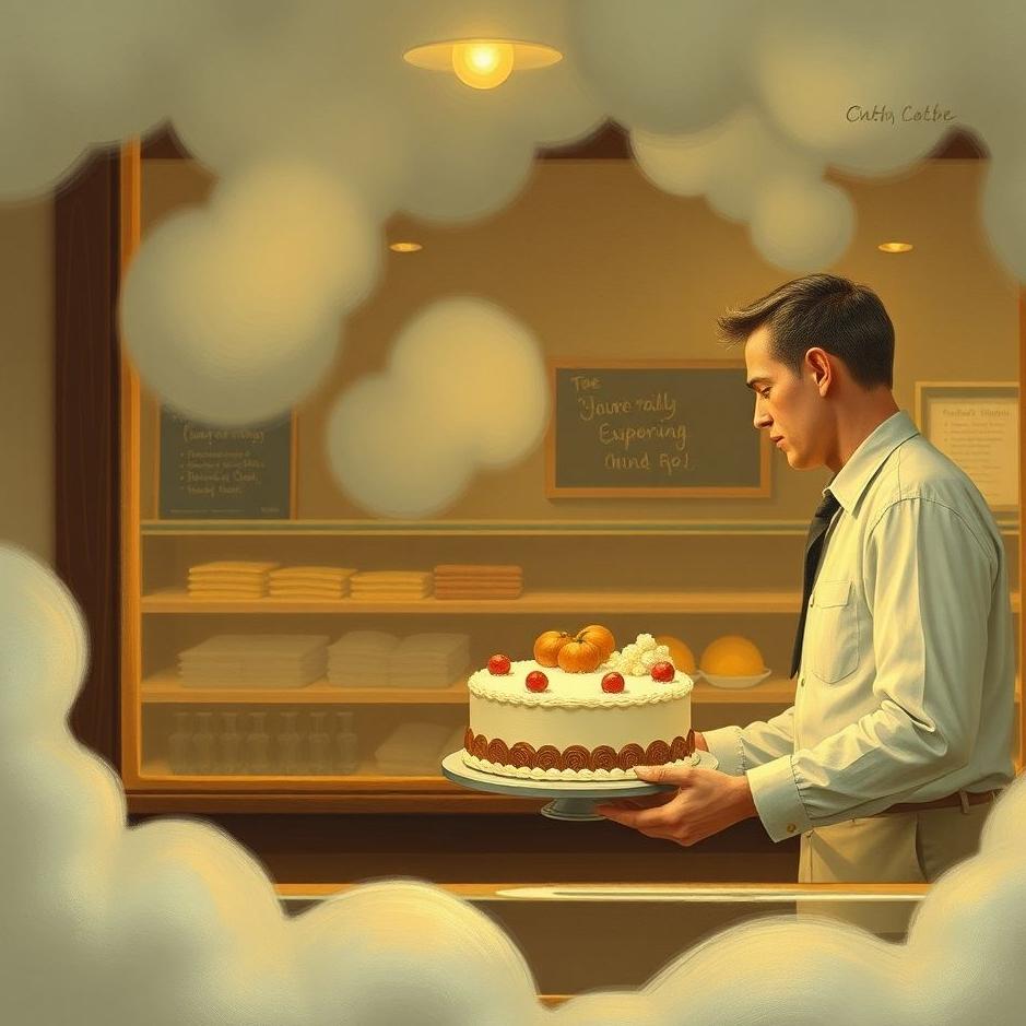 Dream : Buying a mourning cake from a pastry shop in a dream