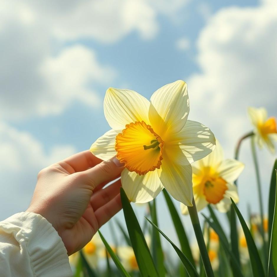 Dream : Buying a narcissus flower in a dream