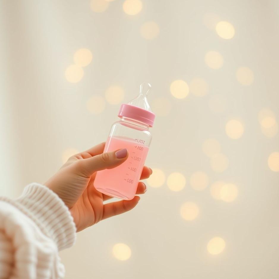 Dream : Buying a pink baby bottle in a dream