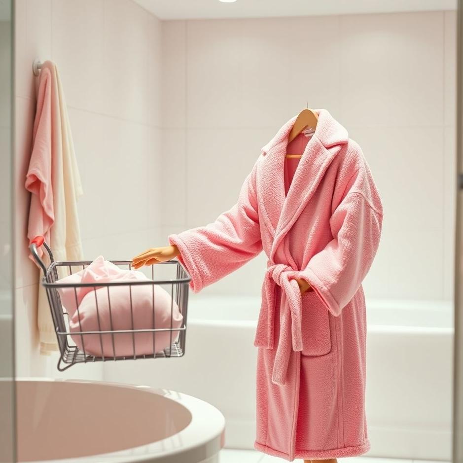 Dream : Buying a pink bathrobe in a dream