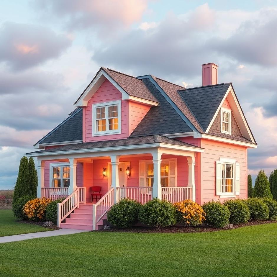 Dream : Buying a pink house in a dream