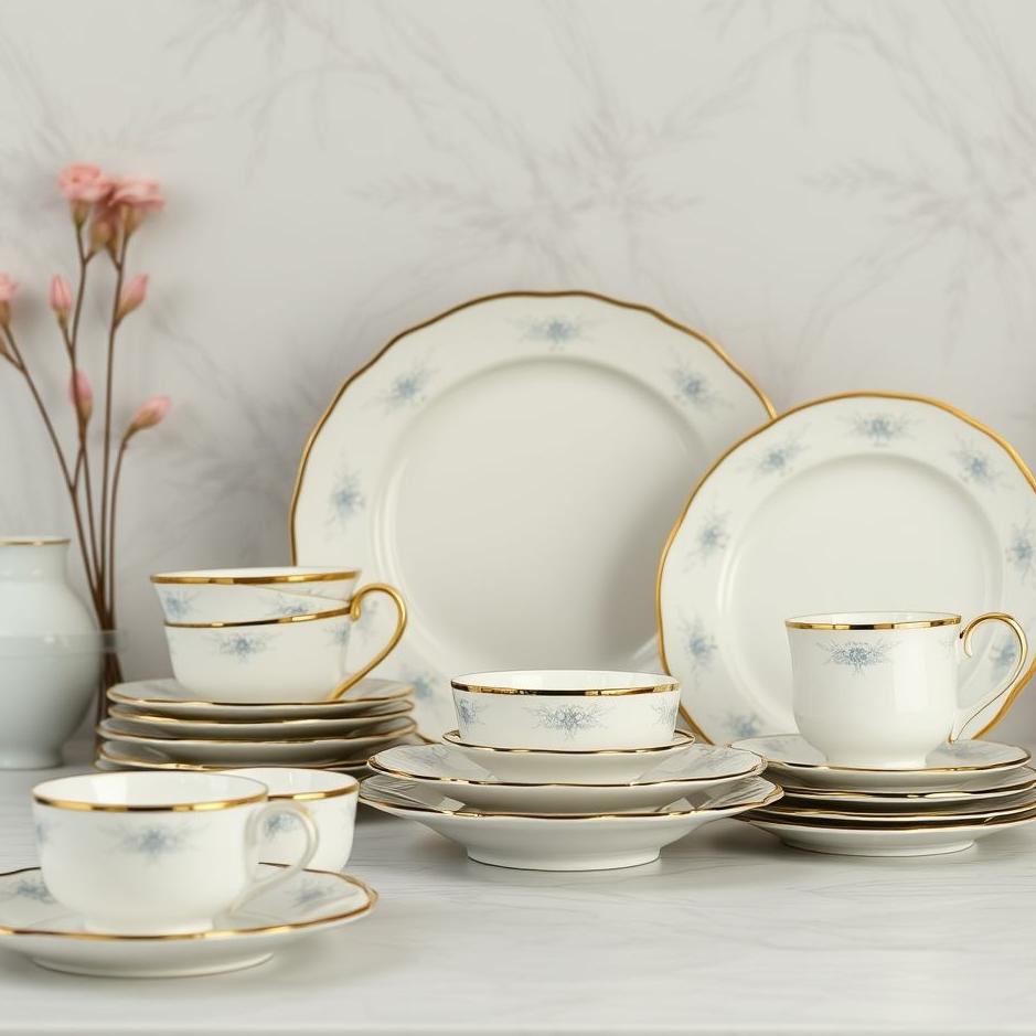 Dream : Buying a porcelain dinner set in a dream