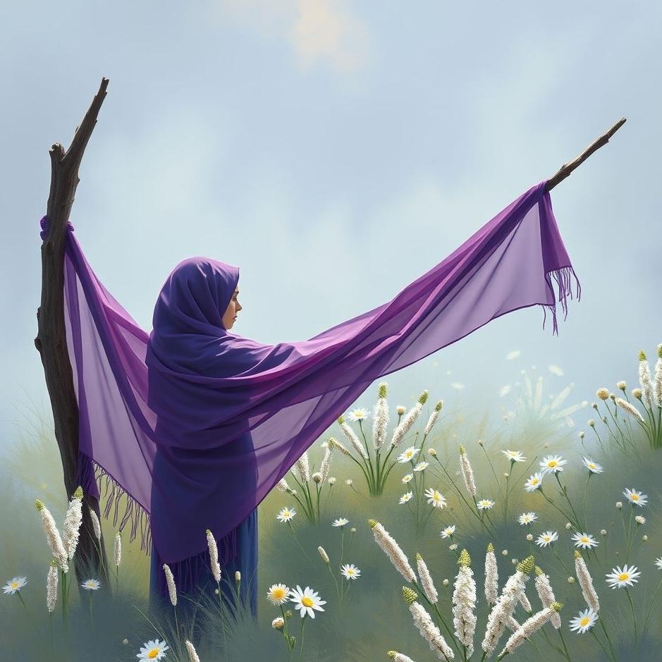 Dream : Buying a purple shawl in a dream