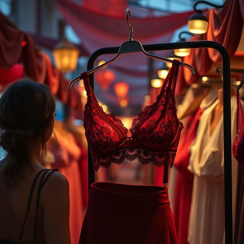 Dream : Buying a red bra in a dream