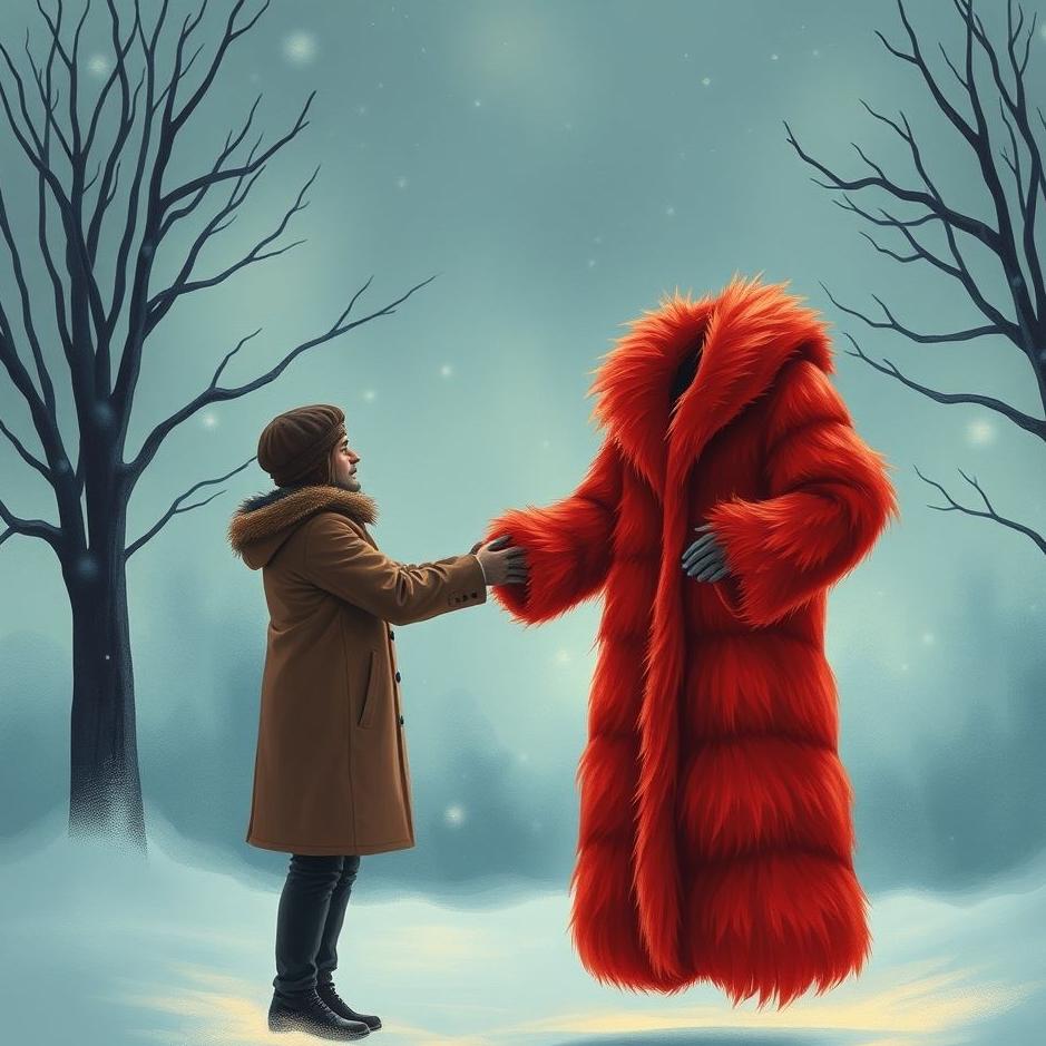 Dream : Buying a red fur coat in a dream