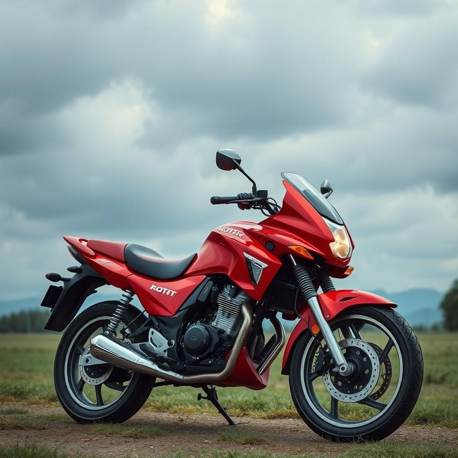 Dream : Buying a red motorbike in a dream