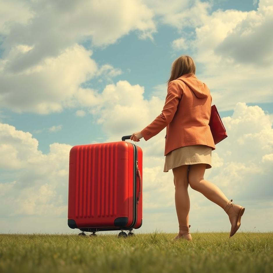 Dream : Buying a red suitcase in a dream