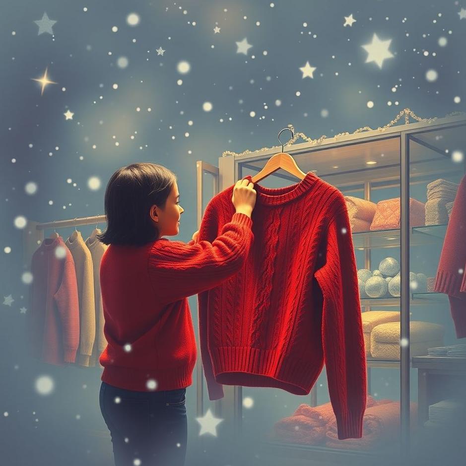 Dream : Buying a red sweater in a dream