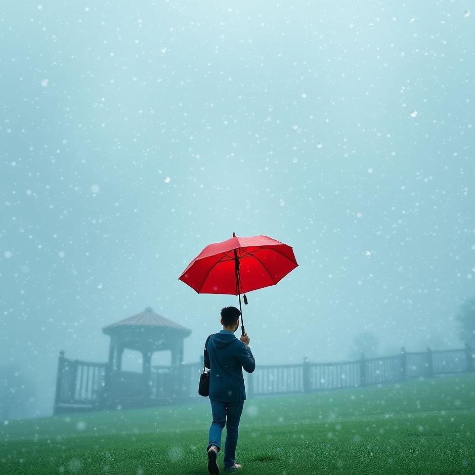 Dream : Buying a red umbrella in a dream