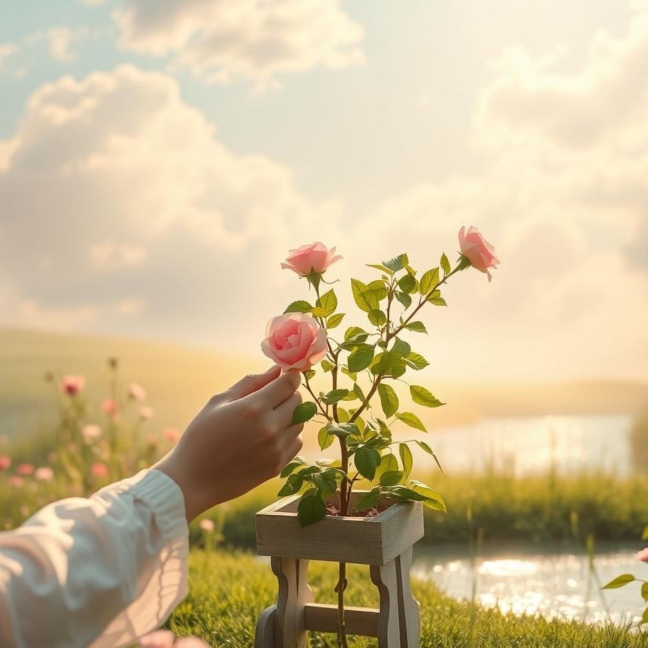 Dream : Buying a rose sapling in a dream