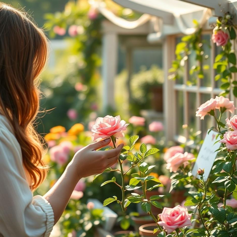 Dream : Buying a rose seedling in a dream