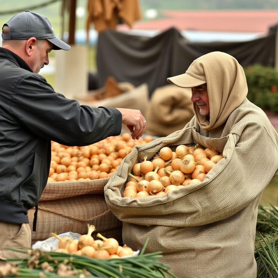 Dream : Buying a sack of onions 