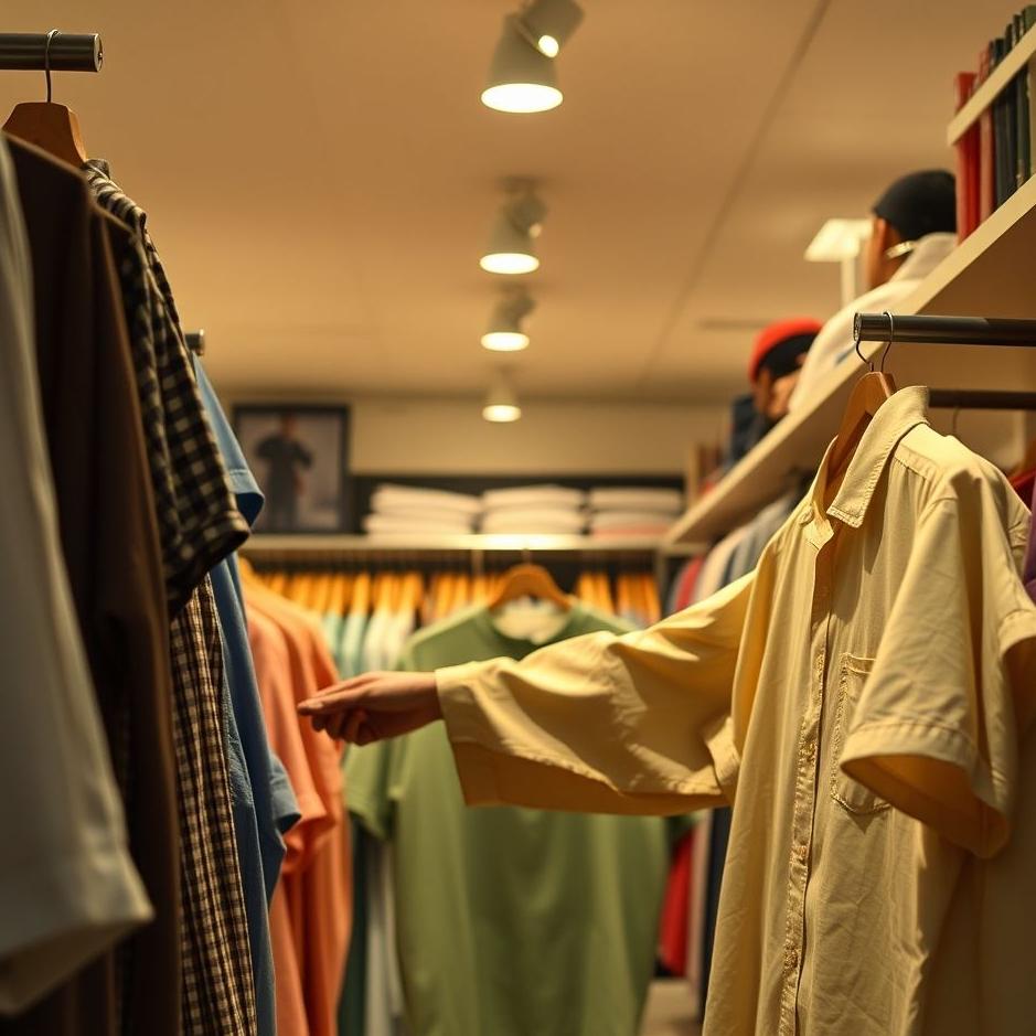 Dream : Buying a shirt from a store in a dream