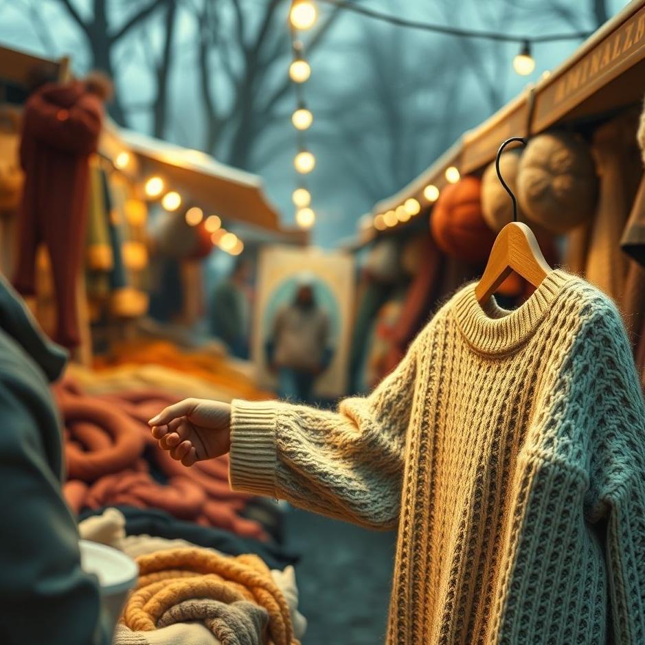Dream : Buying a sweater from the market in a dream