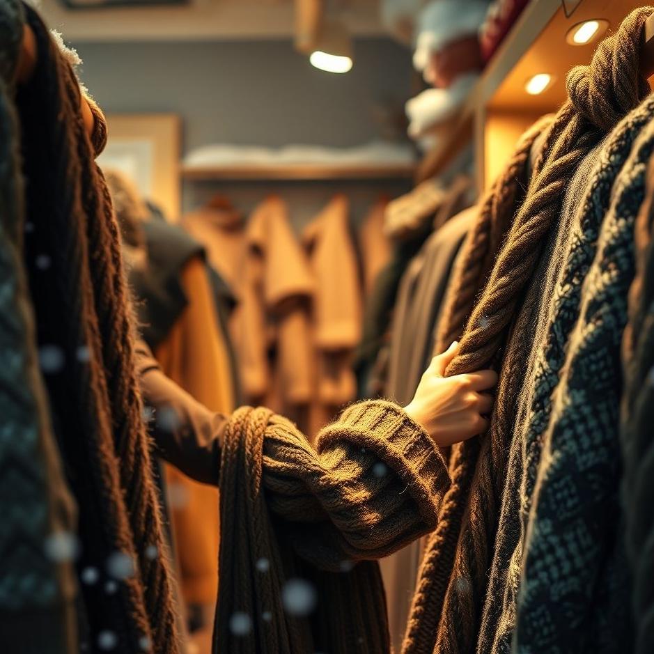 Dream : Buying a sweater rope in a dream