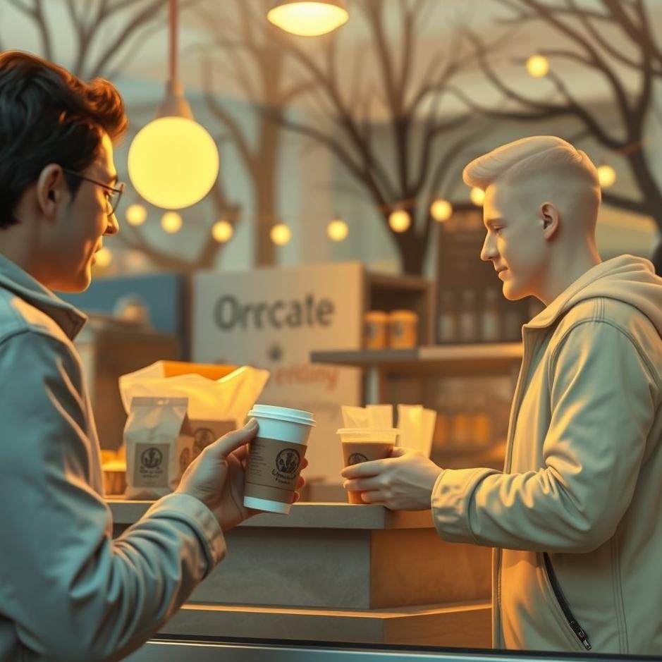 Dream : Buying a takeaway coffee in a dream