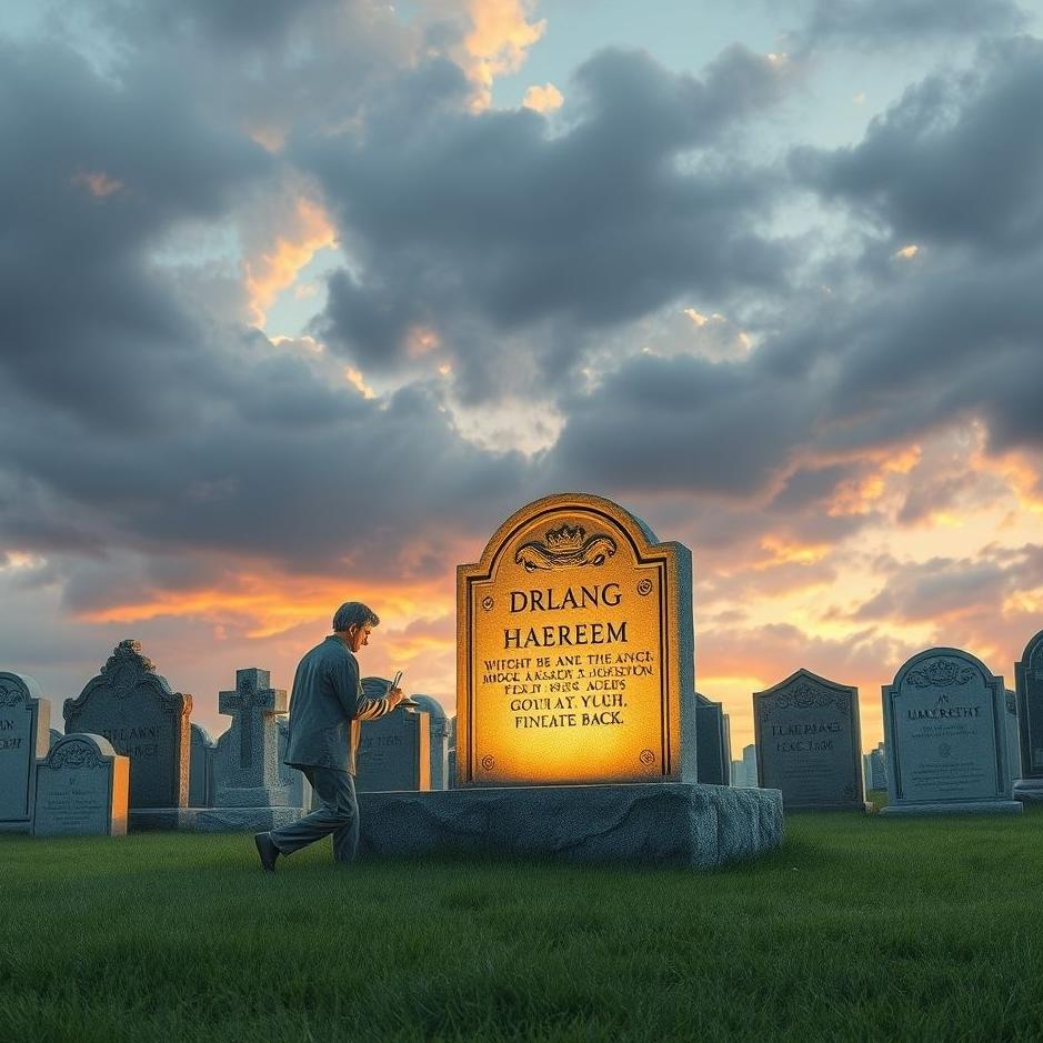 Dream : Buying a tombstone in a dream