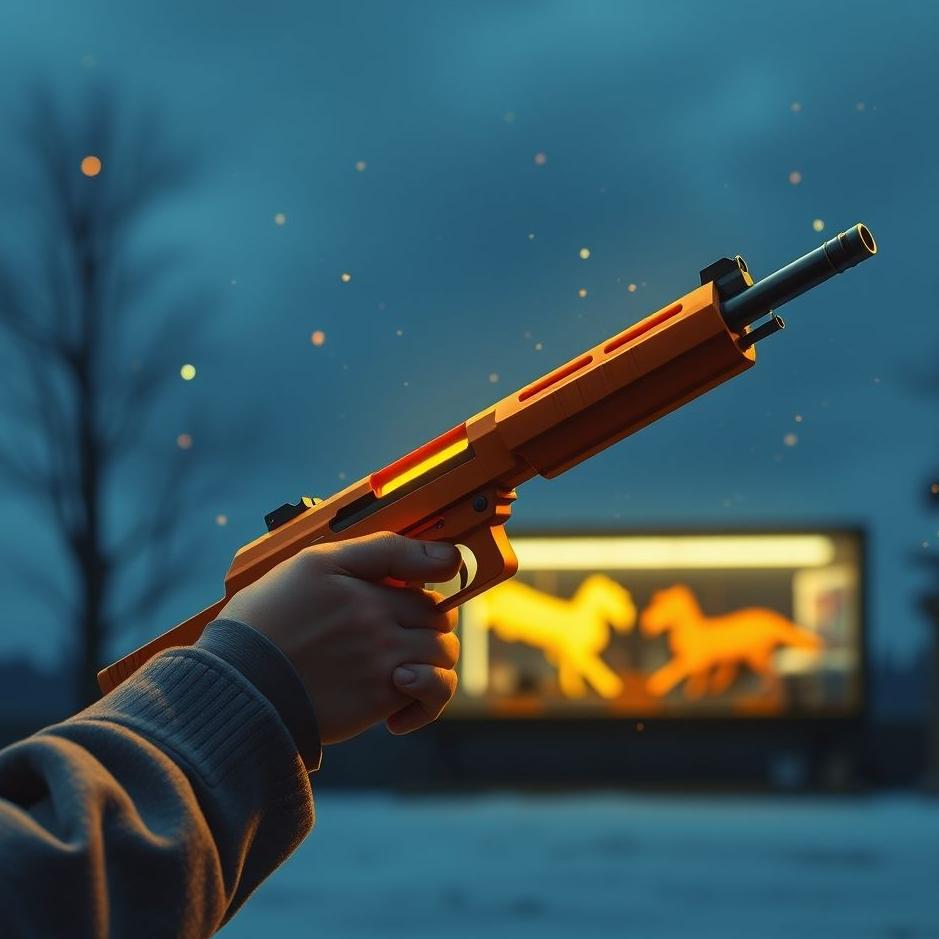 Dream : Buying a toy gun in a dream