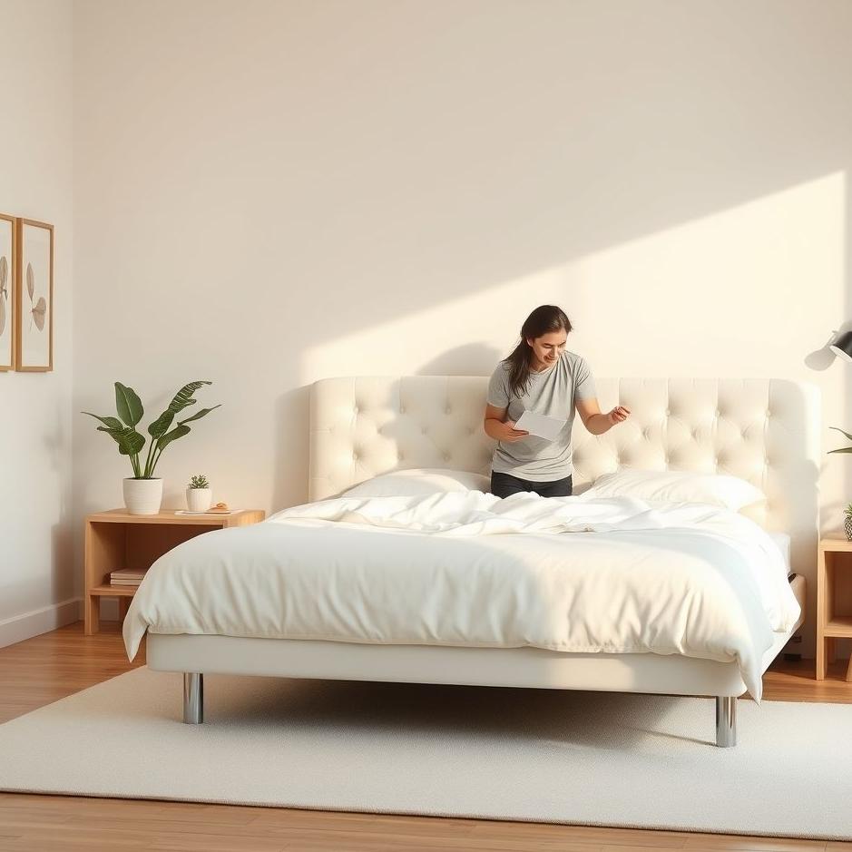 Dream : Buying a white bed 