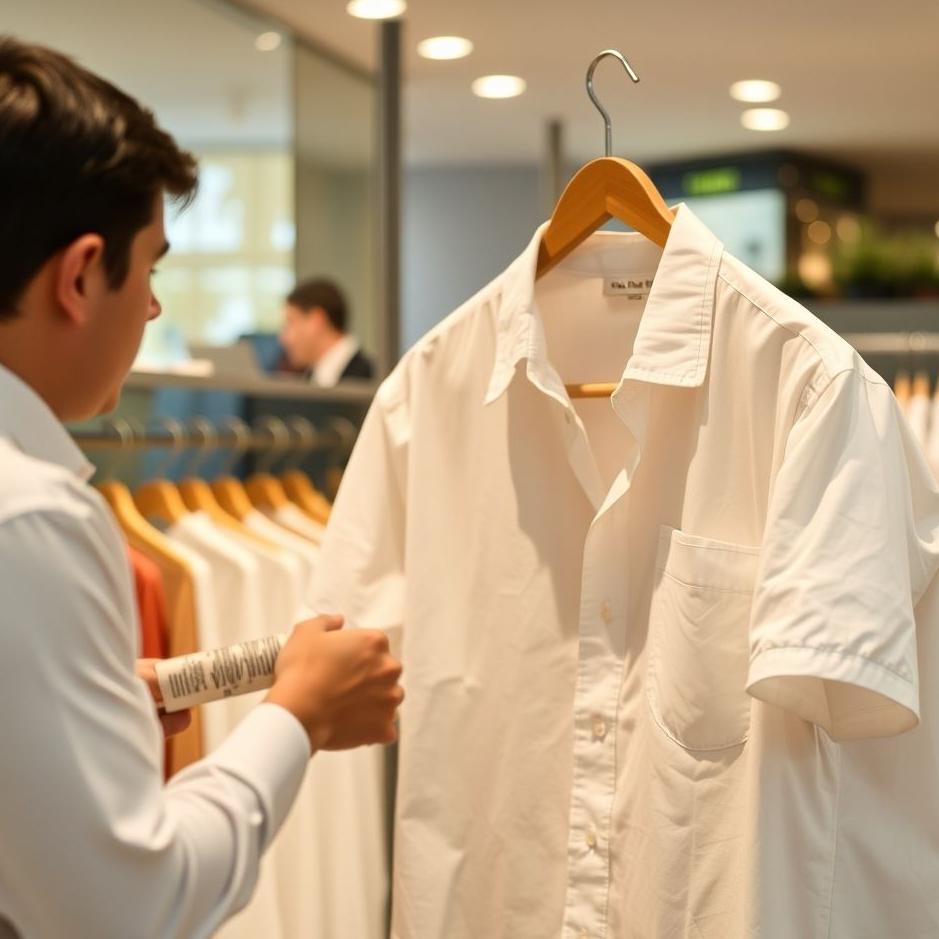 Dream : Buying a white shirt 