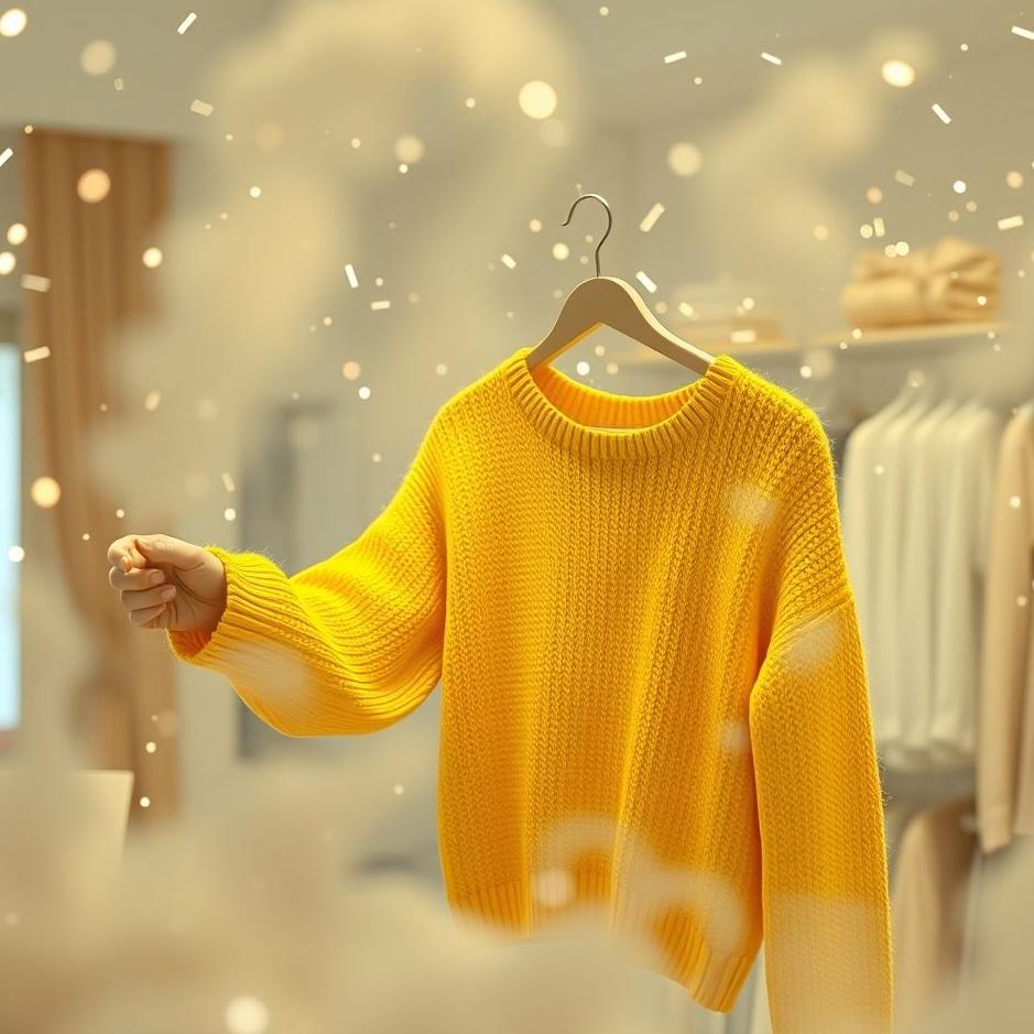 Dream : Buying a yellow sweater in a dream