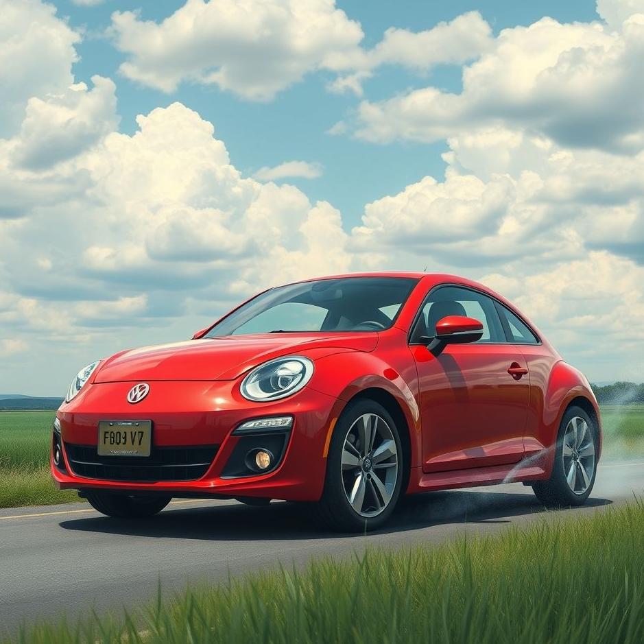 Dream : Buying and driving a red car in a dream