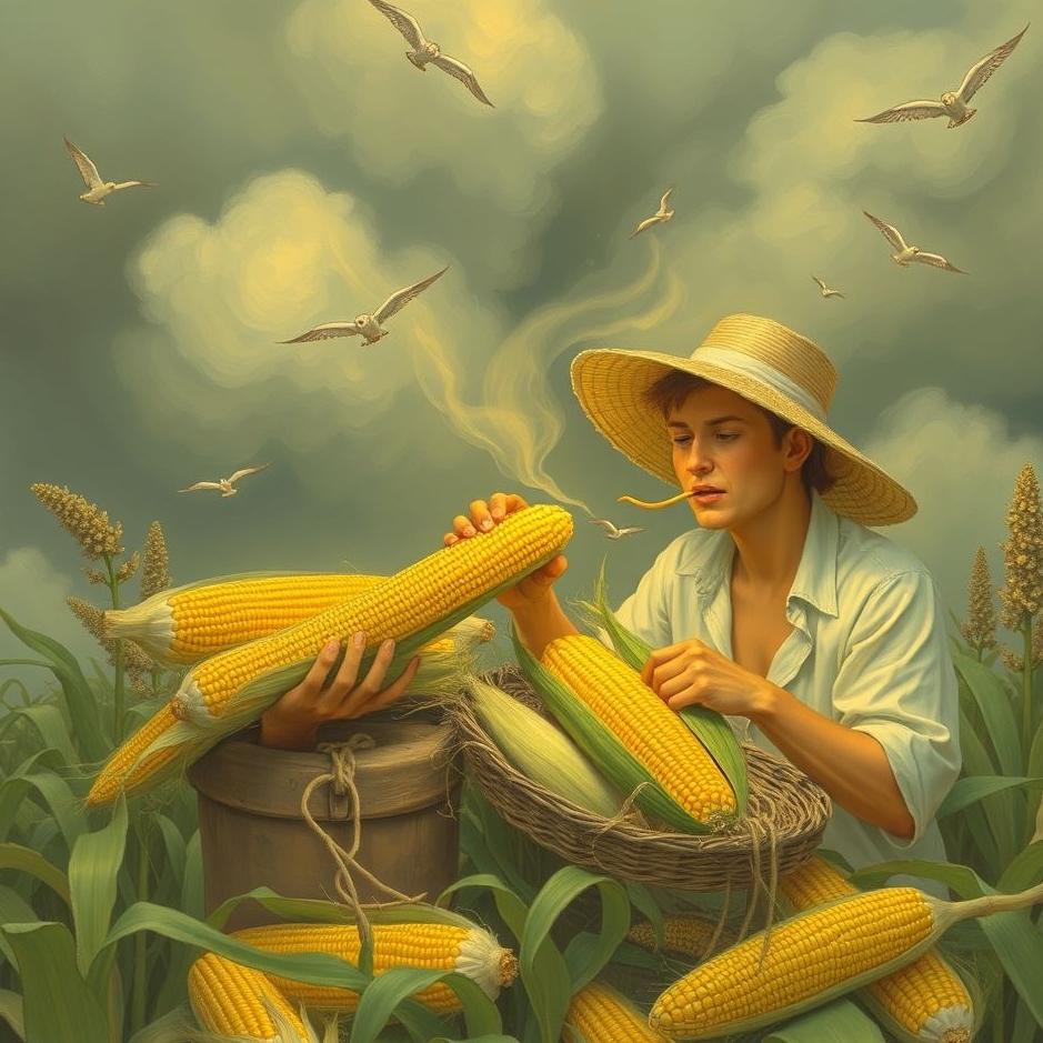 Dream : Buying and eating corn in a dream