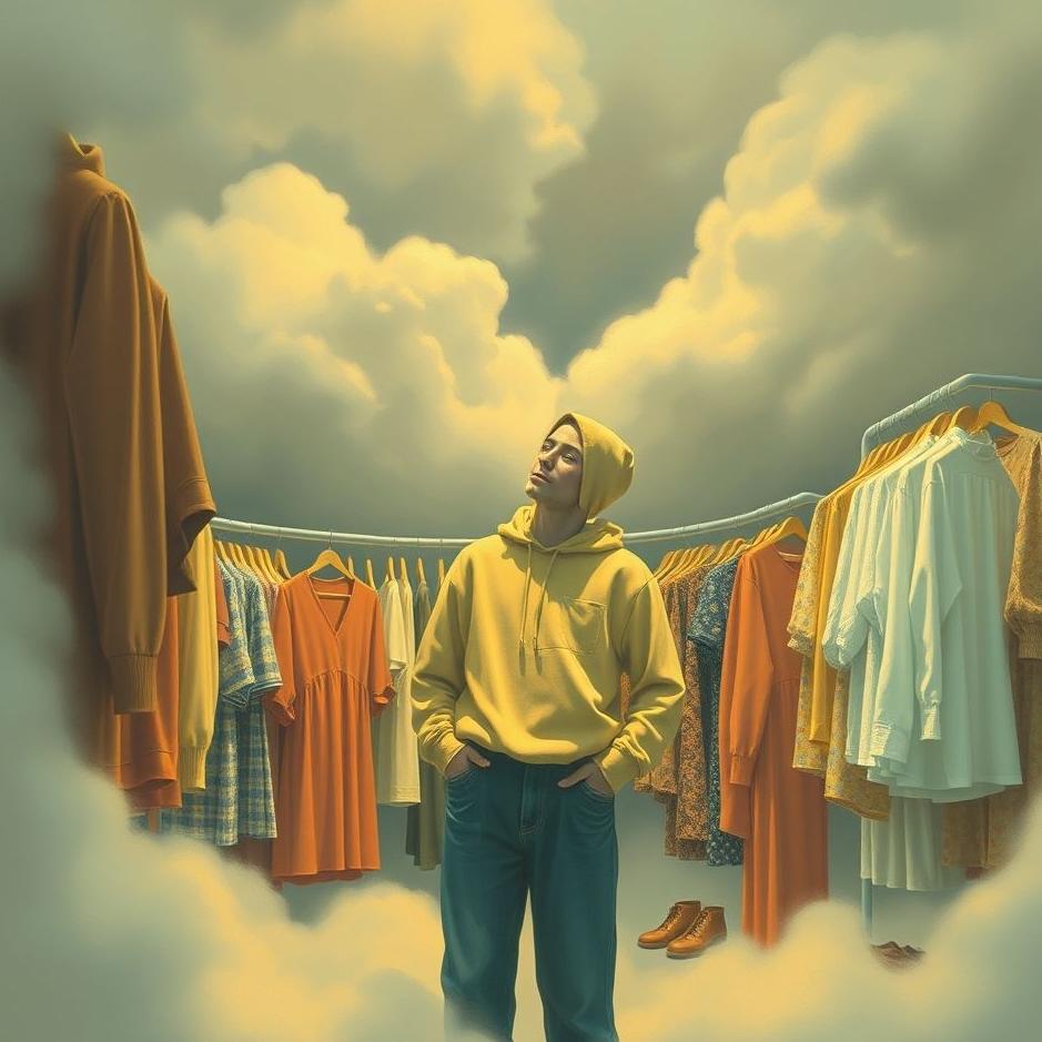 Dream : Buying and wearing clothes in a dream