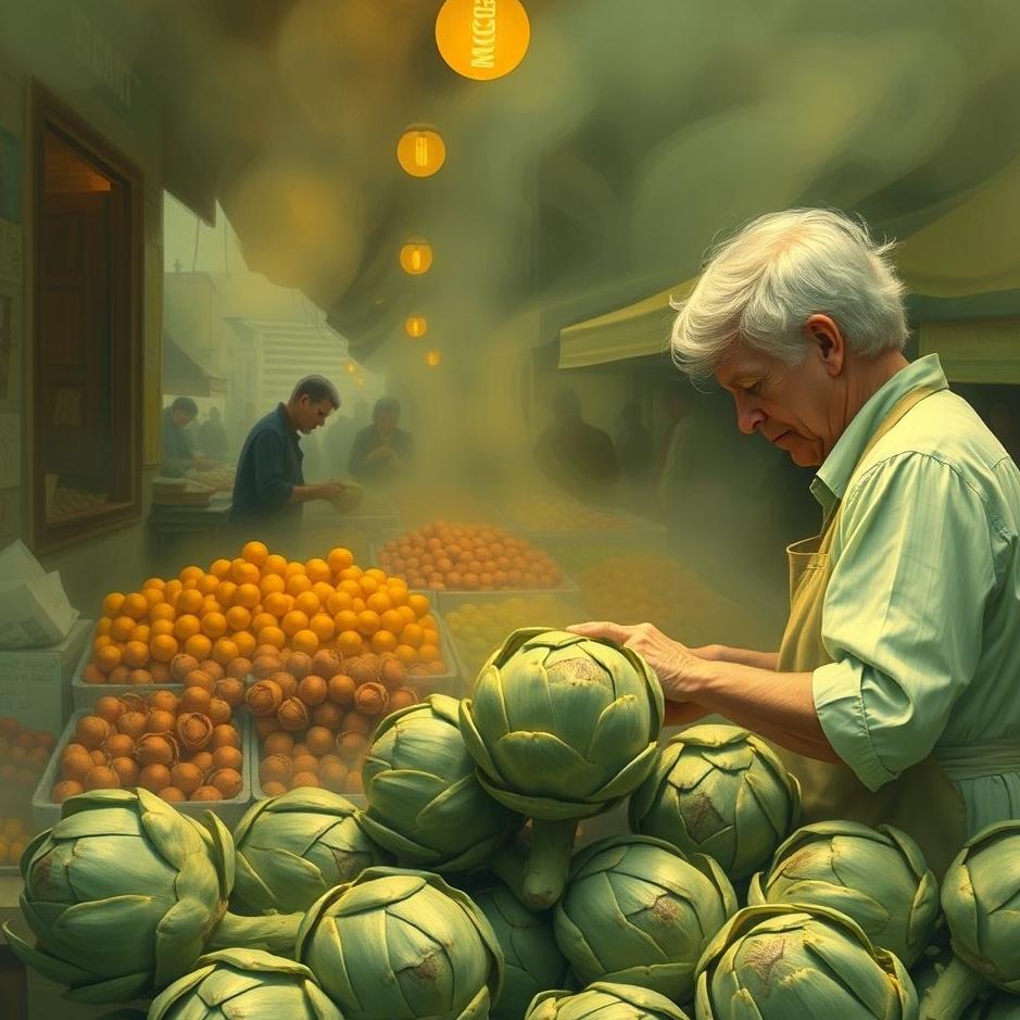 Dream : Buying artichokes from the market in a dream