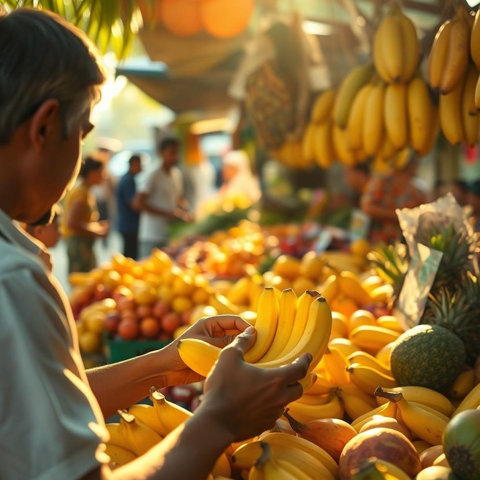 Dream : Buying bananas from the market in a dream
