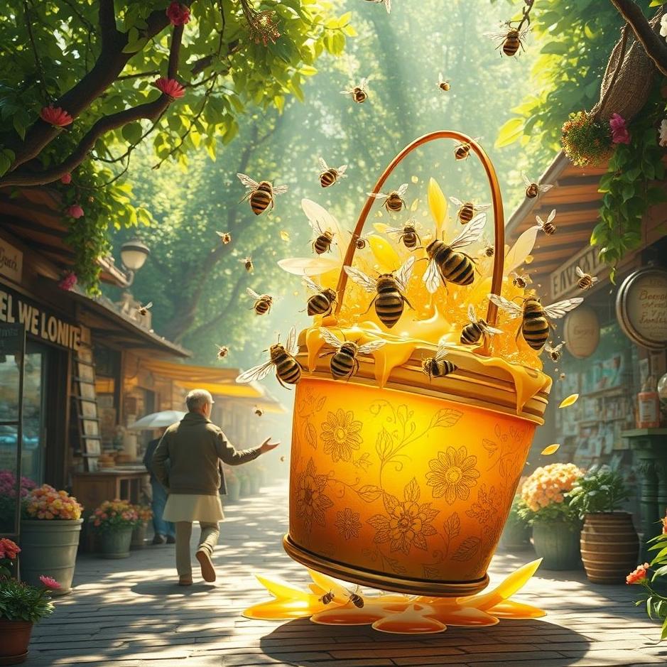 Dream : Buying bee bucket in the dream