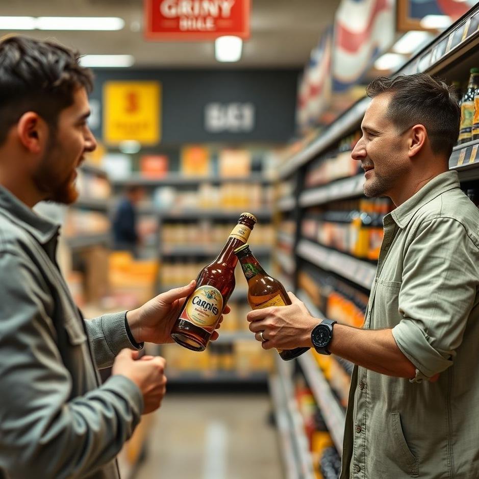 Dream : Buying beer from the grocery store