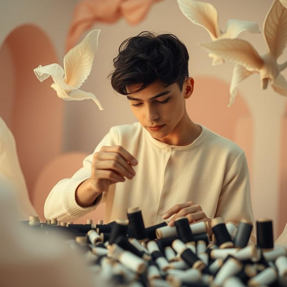 Dream : Buying black and white thread in a dream