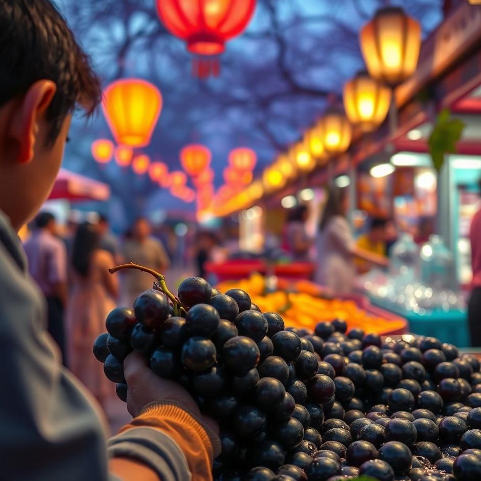 Dream : Buying black grapes in a dream