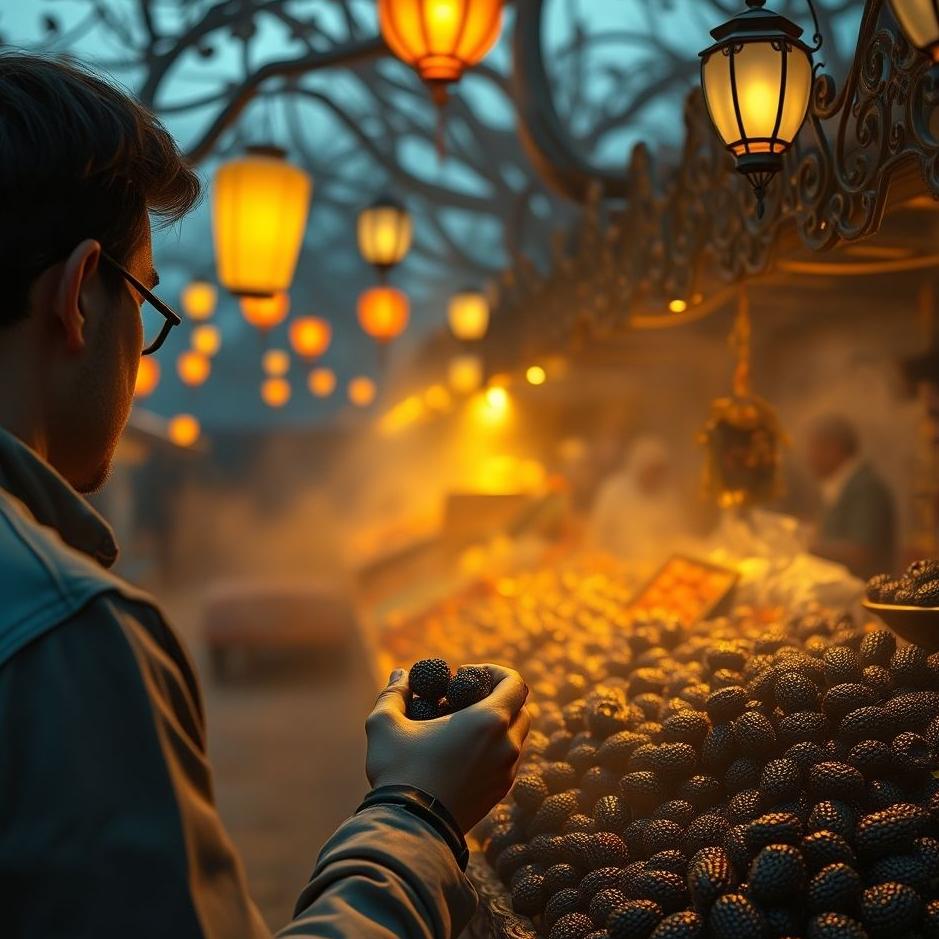 Dream : Buying black mulberries in a dream