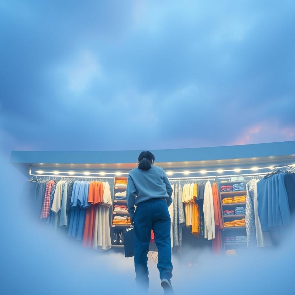 Dream : Buying blue pants in a dream