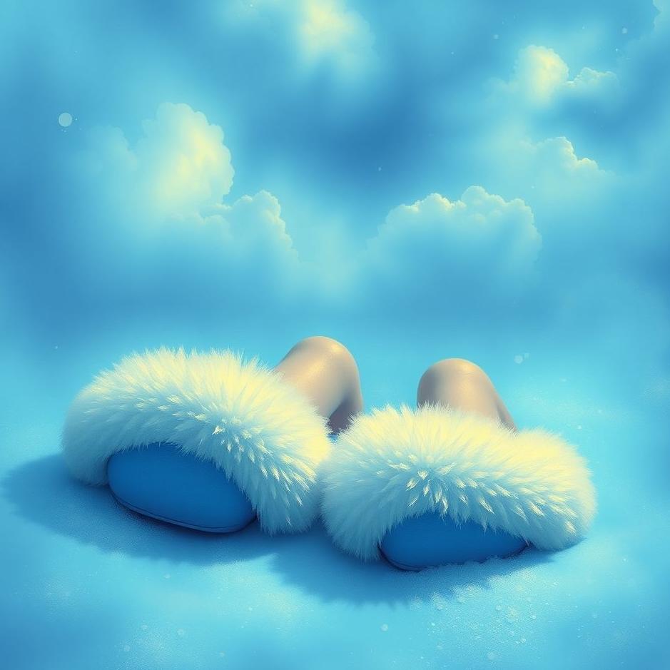Dream : Buying blue slippers in a dream