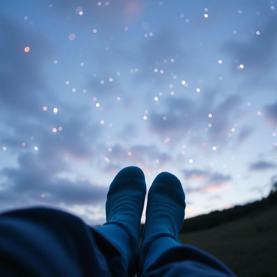 Dream : Buying blue socks in a dream