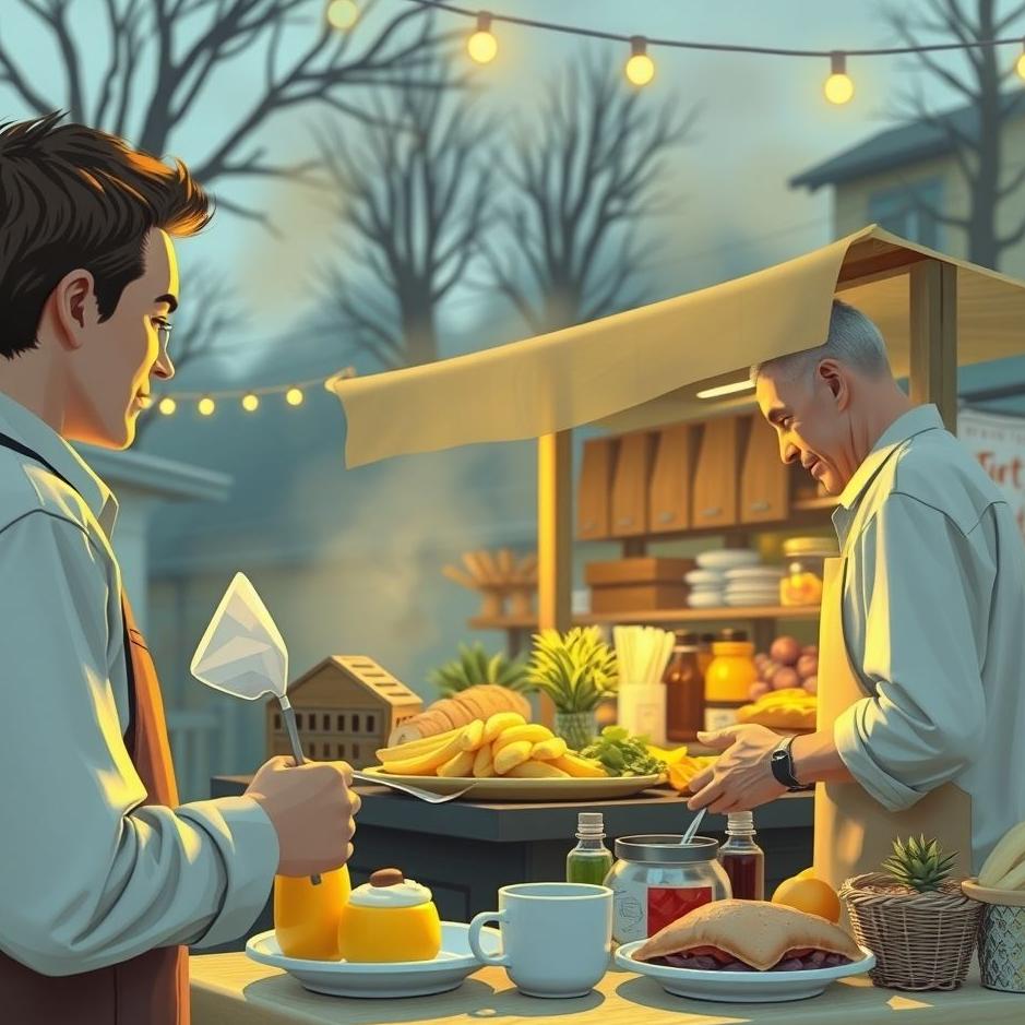 Dream : Buying breakfast from the market in your dream