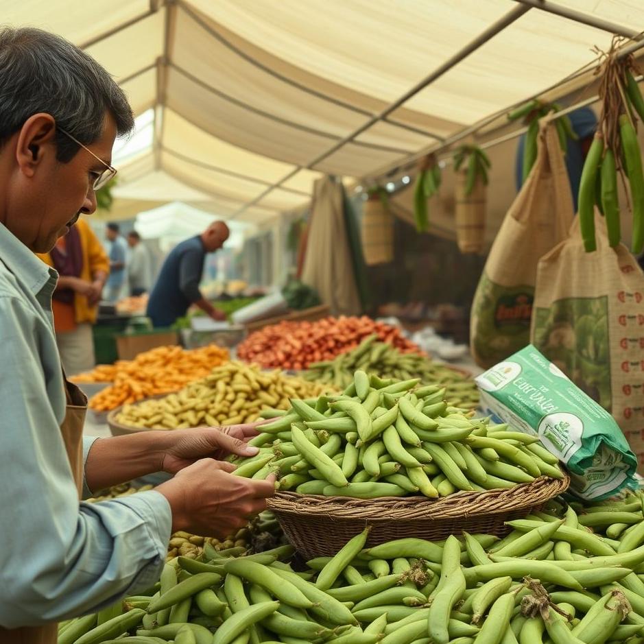 Dream : Buying broad beans from the market in a dream