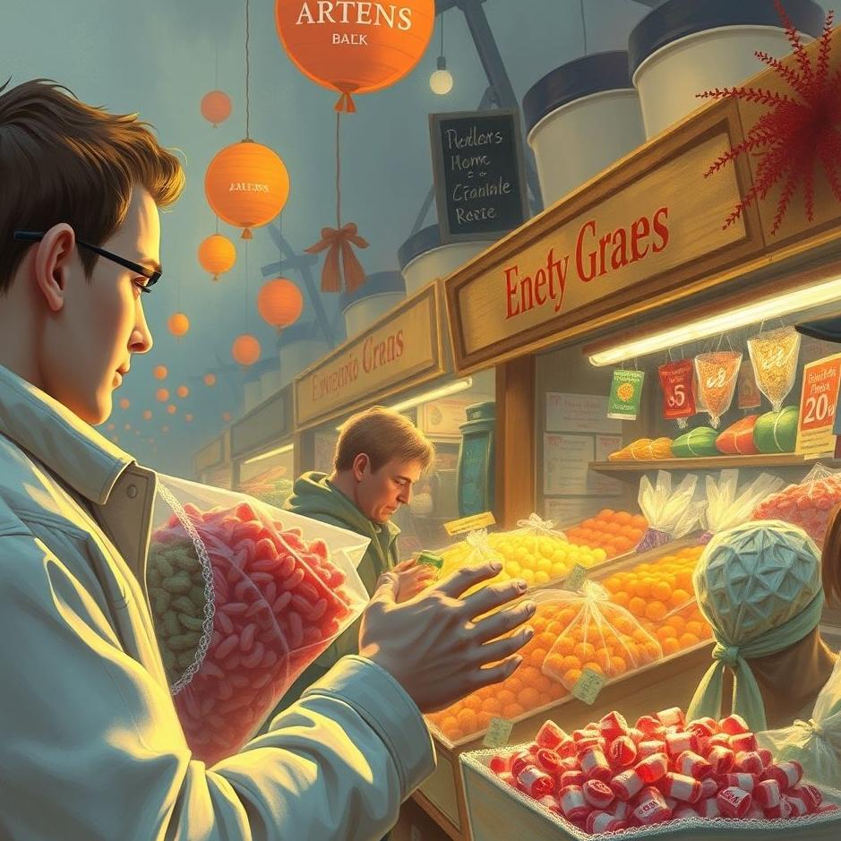Dream : Buying candy from the market in a dream