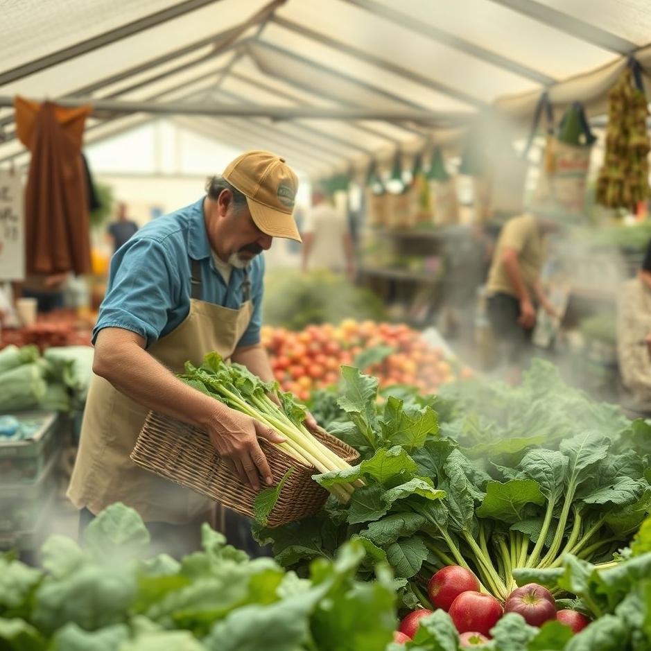 Dream : Buying chard from the market in a dream