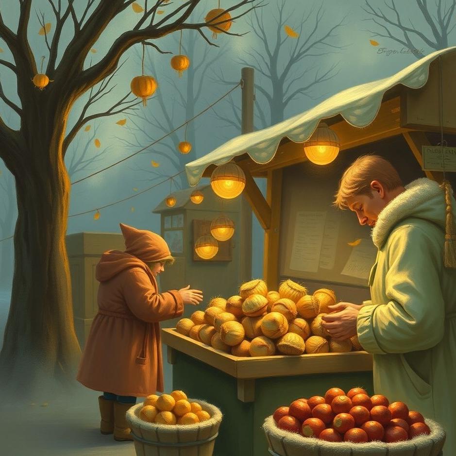 Dream : Buying chestnuts from the market in a dream