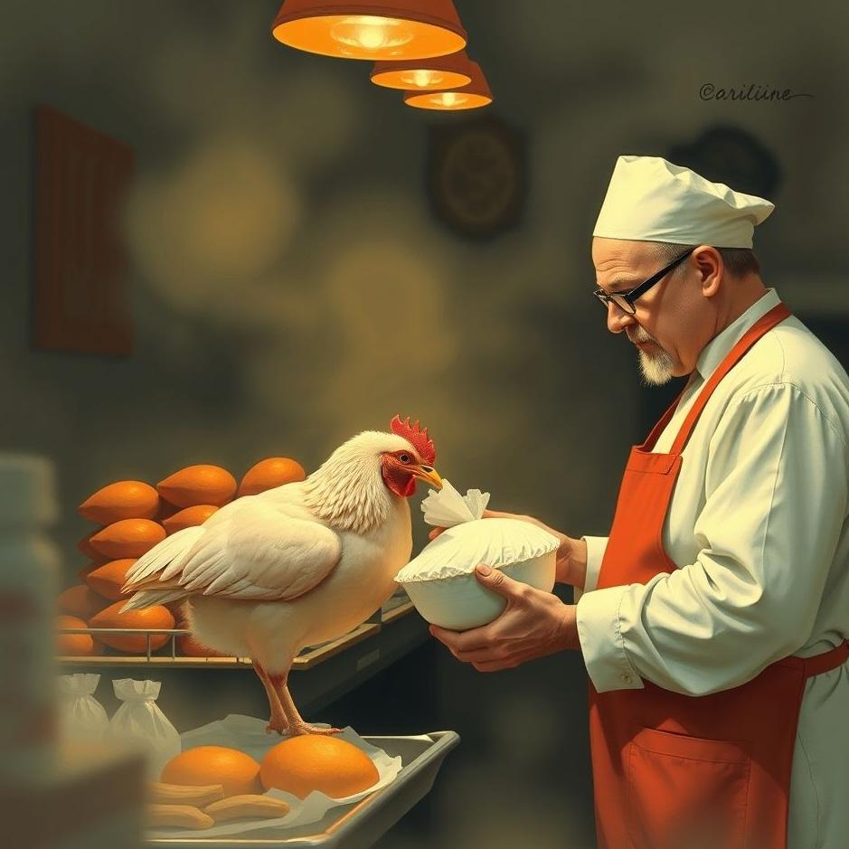 Dream : Buying chicken from a butcher in a dream