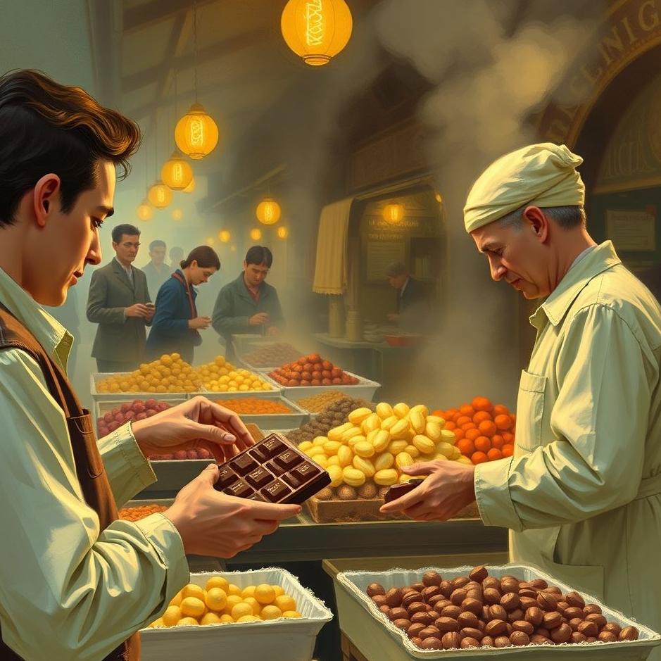 Dream : Buying chocolate from the market in a dream