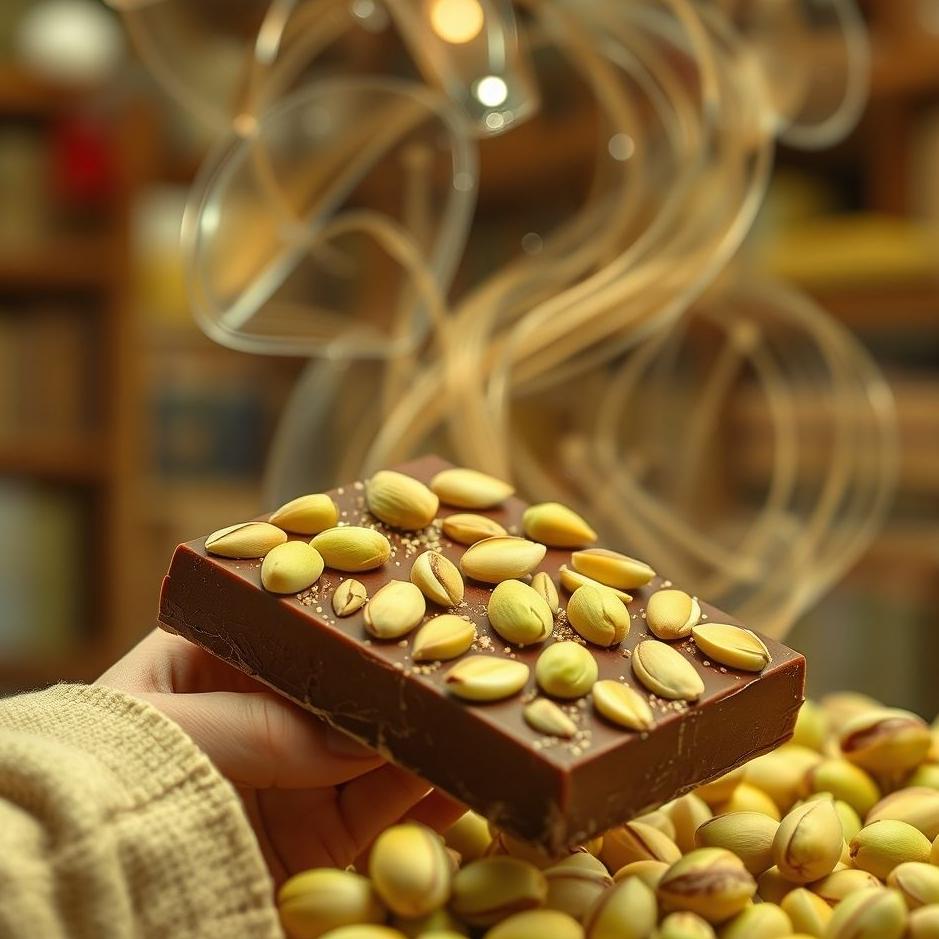 Dream : Buying chocolate with pistachios in a dream