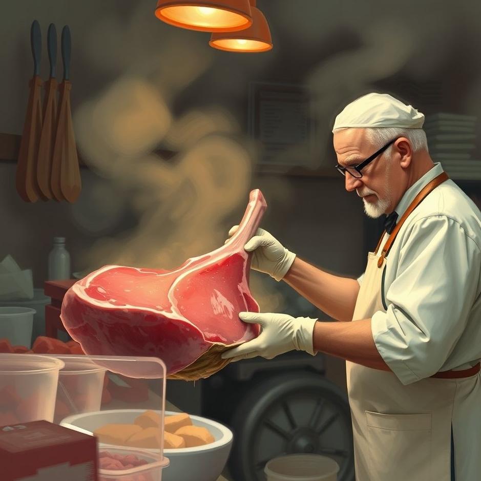 Dream : Buying chops from a butcher in a dream
