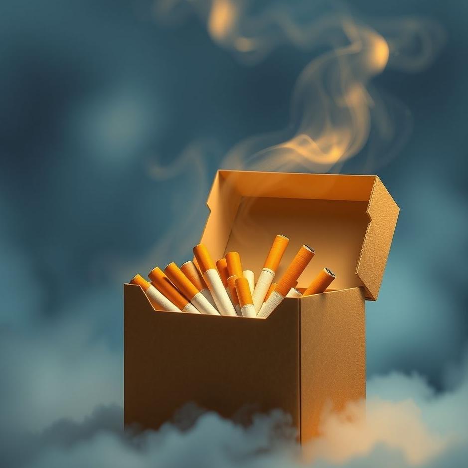Dream : Buying cigarettes in a cardboard box in a dream
