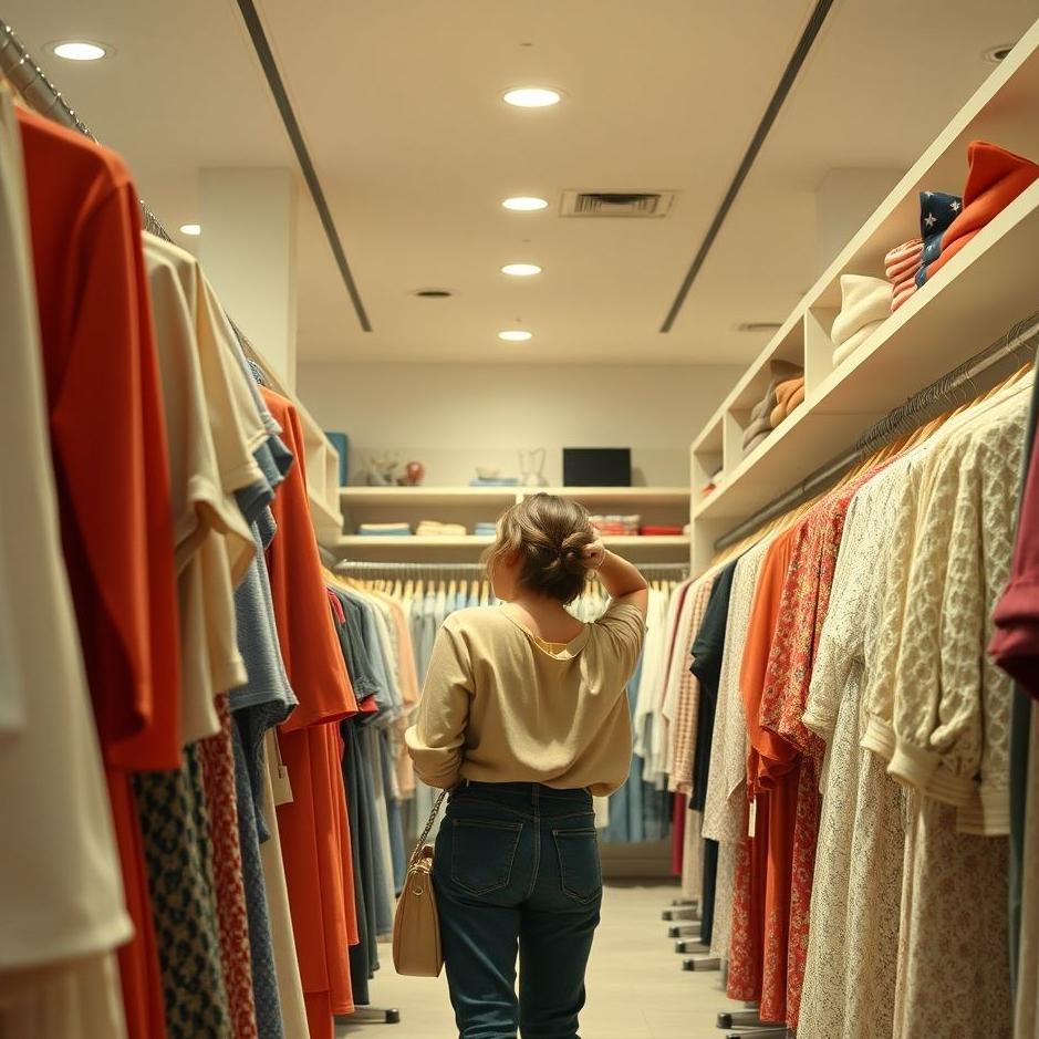 Dream : Buying clothes in a store in a dream